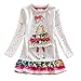 VIKITA Winter Toddler Girl Clothes Cotton Long Sleeve Girls Dresses for Kids 2-8 Years