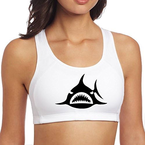 Nakgn Women Custom Small Shark Sports Bra Shockproof Underwear Gym Workout Fitness
