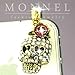 Monnel IP620-B 3D Crystal Skull Face Anti Dust Plug Cover Charm fit for iPhone Android ear jack 3.5mm