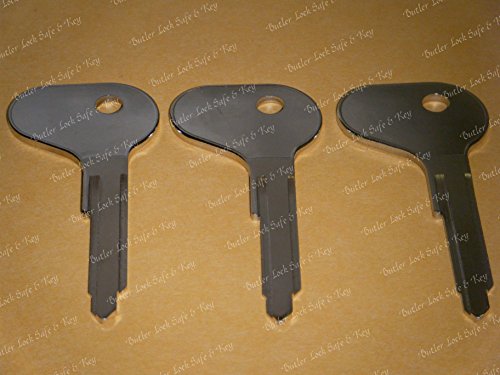 BMW 1600 1602 1800 1802 2000 2002 3 KEY BLANKS 1968 1969 1970 1971 1972 1973 1974 1975