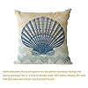 ULOVE LOVE YOURSELF Beach Pillow Covers 4 Pack Cotton Linen Nautical Throw Pillowcases Sea Theme Coastal Cushion Cover…