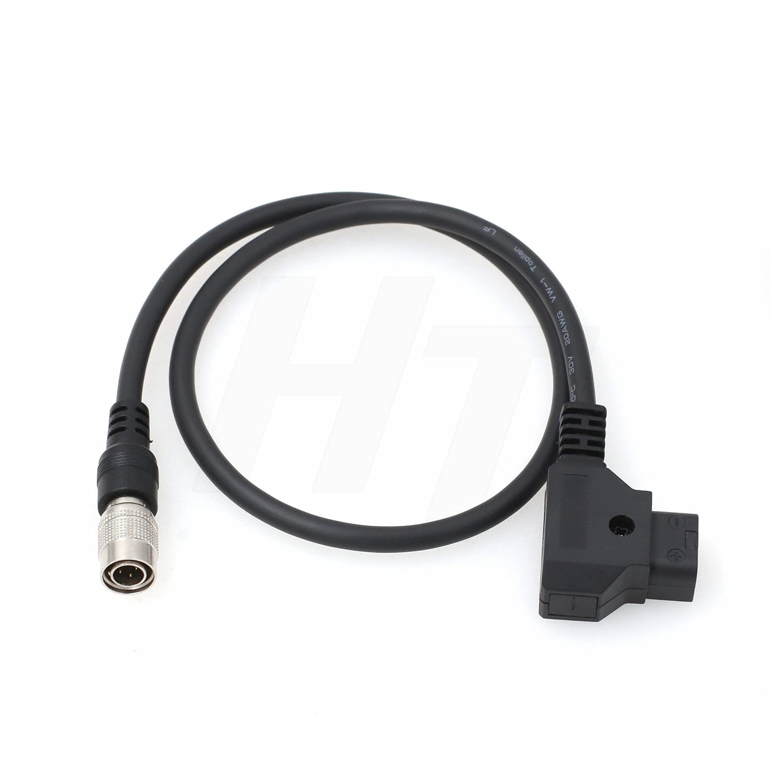 HangTon Power Cable for Zoom F8N Sound Devices MixPre-10 II 664 702 788T Zaxcom Audio Recorder Mixer, D-tap Hirose 4 Pin, High Flexible 20"