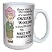 Hilarious Aunty Acid Swear Word Supply Large Coffee Mug, 15-Ounce Cup lm43776 - Funny, Unique Gag Gifts for Office Coworkers - Tree-Free Greetings