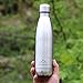 Vacuum Insulated Double Wall Stainless Steel Leak-proof Cola Shape Portable Travel Sports Water Bottle (Natural)