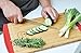 The Kitchen Love Large Wooden Bamboo Cutting Board -Anti slip-Chopping Board with Juice Groove and Handle-Anti microbial- Chopping and Serving Tray-Silicone Edges-Crack Resistance