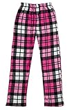Wintery Dream - Girls Super Cozy Fleece Pajama Bottom Lounge Pants (7 - 14)
