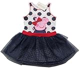Peppa Dress Tutu Birthday Dress Vestido Peppa Pig Girls Party Dress (5/6y)