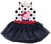 Peppa Dress Tutu Birthday Dress Vestido Peppa Pig Girls Party Dress (4/5y)
