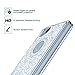LK Case for Google Pixel 2, [Shock Absorbing] White Henna Mandala Floral Lace Clear Design Printed Air Hybrid with TPU Bumper Protective Case Cover for Google Pixel 2