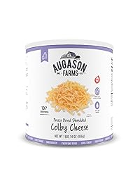 Augason Farms Freeze Secado triturado Colby Cheese