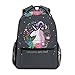 ZZKKO Animal Unicorn Computer Backpacks Book Bag Travel Hiking Camping Daypack