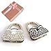 Elesa Miracle Purse Hook Value Set,2pc Handbag Hanger, Folding Table Hanger, Handbag Accessories, Black and White Purse, in Gift Box