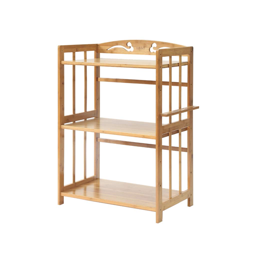 Soporte de microondas de madera sólida de 3 niveles Carro de ...