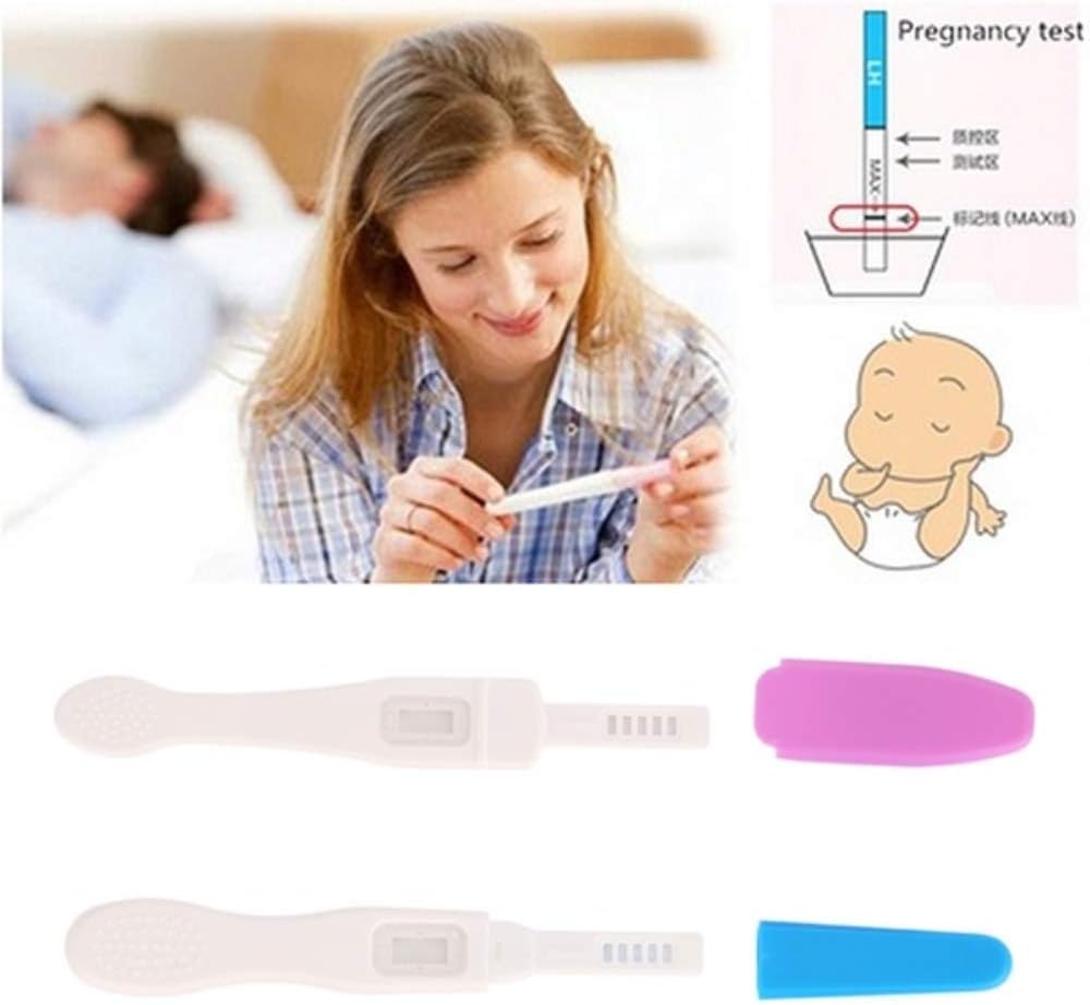 DDTing Test Equipment Urine Pregnant Woman Colorful Useful Pregnancy Test Kit Pregnancy Tester Pregnancy Test Stick PVC goodService Pack of 1