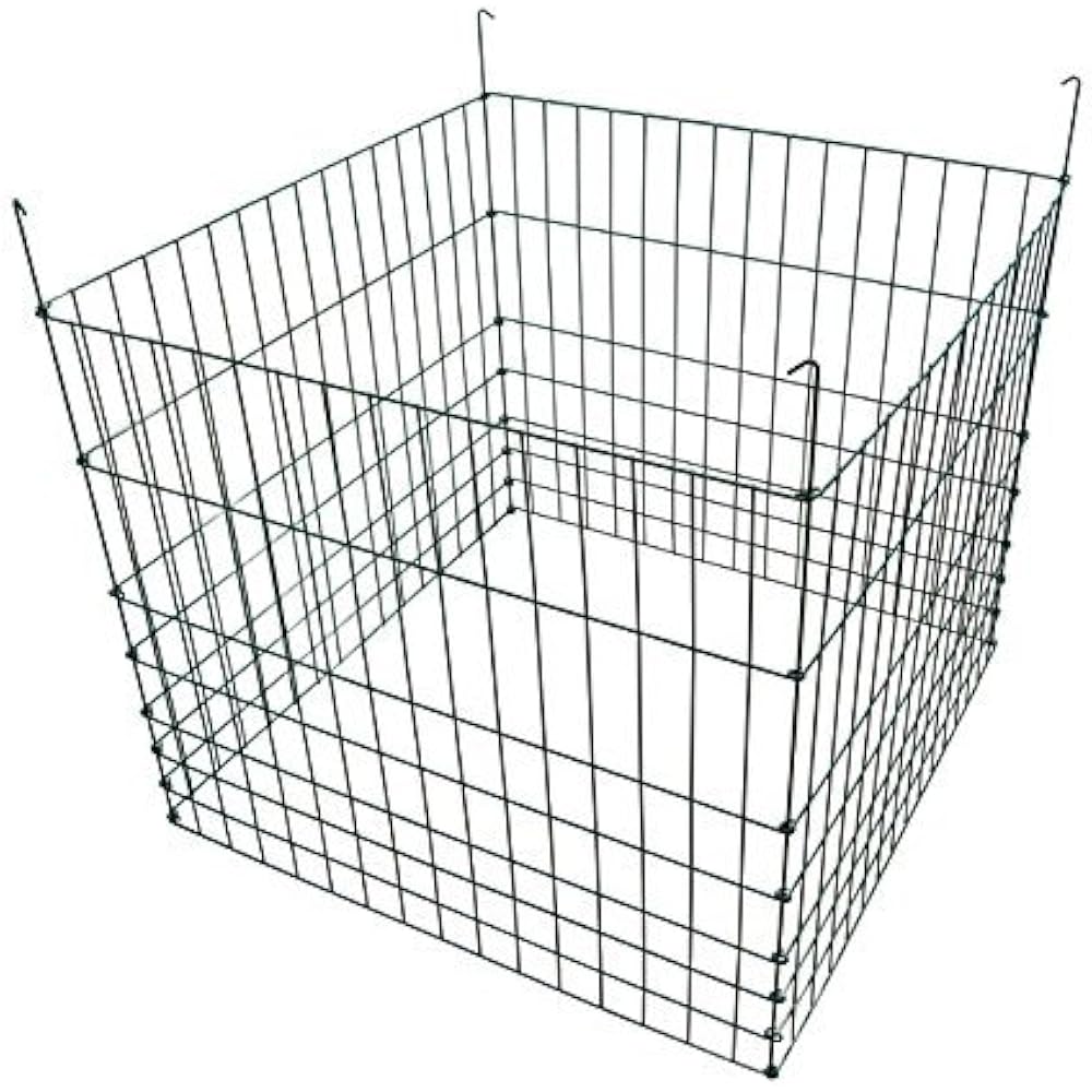 Garden Wire Compost Bin 36x36x30 Inches, Green, Bed Fencing & Outdoor eBay