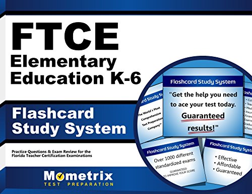 Galery Books Reading FTCE Elementary Education K 6 Flashcard Study 