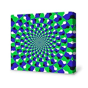 Canvas Wall Art for Living Room,Bedroom Home Artwork Paintings Visual Illusion Ready to Hang - 12x12 inches