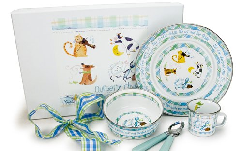 Golden Rabbit Nursery Rhyme Childs 3 Piece Set
