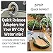 Piroir Garden Hose Quick Connect, Solid Brass Garden Hose Connectors 3/4 Inch GHT Water Hose Fitting for Garden(5 Set of Male & Female Water Hose Connectors)