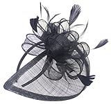 Womens Formal Party Fascinator Hat with Headband for Cocktail