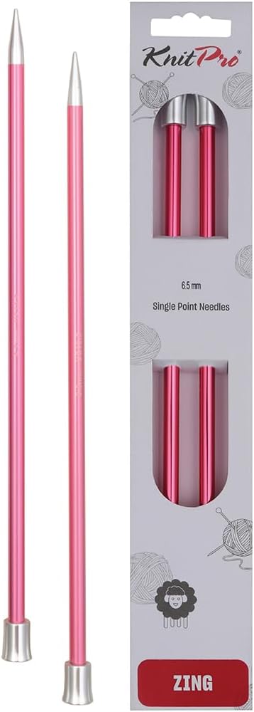 KnitPro Zing Single Pointed Needles 14 inch 6.50mm