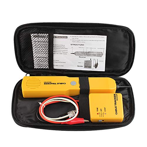 lzndeal Wire Line Finders,Trackers,Cable Test,Tone Generator Probe,Durable,Wire Line Finders Cable Test Trackers Tone Generator Probe Durable Tester Sender Receiver