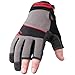 Youngstown Glove Carpenter Plus Fingerless Work Gloves For Men - Mechanic, Washable, Durable - Gray, Small