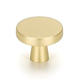 OYX Brushed Brass Cabinet Knobs 12PACK Gold Round