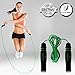 Epitomie PowerSkip Jump Rope with Memory Foam Handles and Weighted Speed Cable - Kryptonite Green
