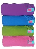 Yoga Towel by Pavandeep with Non Slip Silicon 3D Print for Ultimate Mat Grip, Perfect for Hot Bikram Yoga Pilates and Fitness