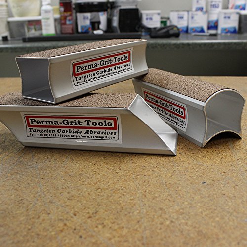 Fibre Glast Perma-Grit Sanding Blocks - Perma-Grit Coarse Contour Block