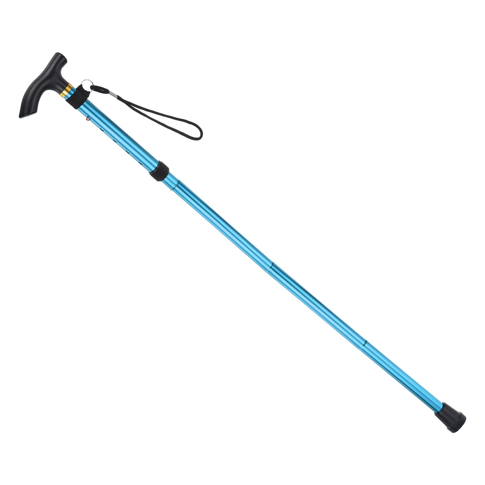 PATIKIL Trekking Poles, Collapsible Hiking Pole 33-37 Inch Telescopic Folding Cane Quick Lock Aluminum Alloy for Outdoor Hiking Walking Camping, Blue