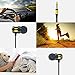 In Ear Earbuds,Tangle Free Clear Bass Sound Headphones Stereo Earphones with Microphone Noise Cancelling 3.5mm Jack Corded Headset for iPhone Samsung Android Mobiles iPad Tablets MP3 Player