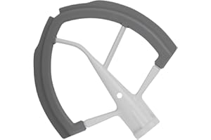 MTTOBO 6 Quart Flex Edge Beater for KitchenAid Bowl-Lift Stand Mixers With Silicone Edges For Kitchen Aid Accessories and Attachments