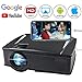 Wireless Projector 5500Lux, WEILIANTE WiFi LCD Movie Projector for Home Outdoors, WiFi Directly Connect with Smartphones, 50000 Hours Lamp Life, Support Full HD, HDMI,VGA,AV,USB,TF