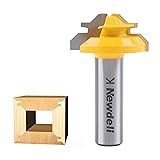 Newdeli 45 Degree Router Bit 1/2" Shank 45 Degree