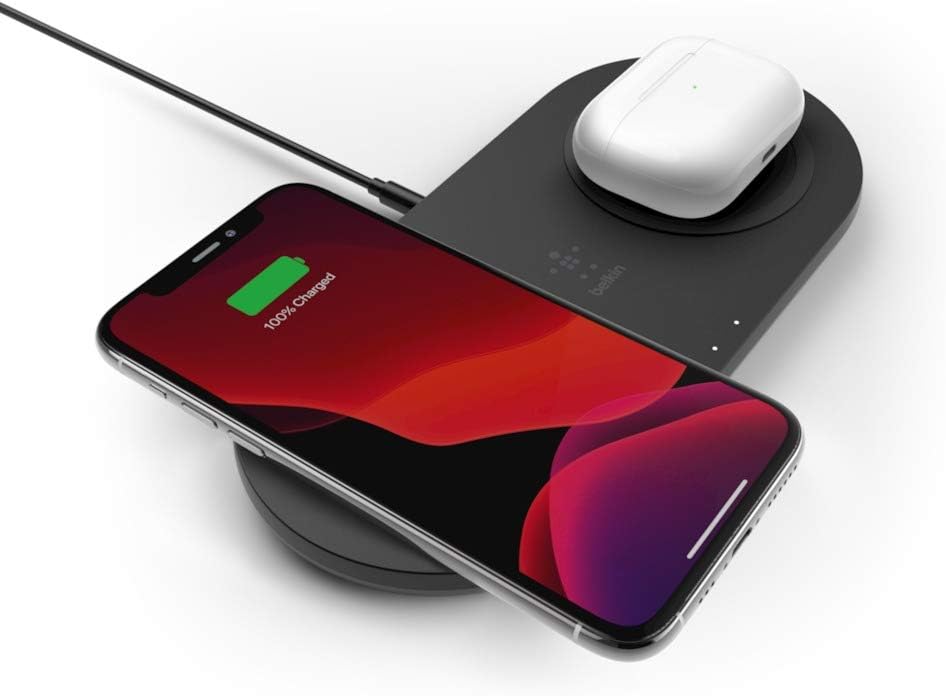 Belkin Wireless Charger with Two Charging Pads (Wireless Dual Charger, 15W) Charge 2 Devices such as Phone, AirPods - Image 5