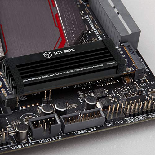 ICY BOX Aluminum Alloy Heatsink with The Most Heat Dissipation with