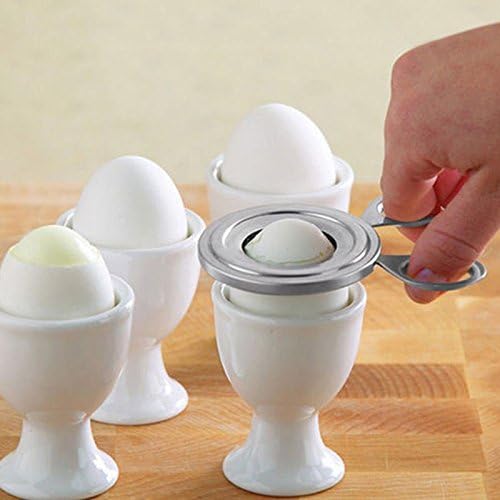 Stainless Steel Boiled Egg Shell Topper Cutter Clipper Opener Kitchen Gadget Hot