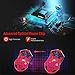PICTEK Wireless Gaming Mouse [Silent Click] [2 Programmable Side Buttons] 2.4G Cordless Computer PC Gaming Mouse Laptop USB Gamer Mice, Advanced 2400 DPI Optical Sensor, 7-Button, Ergonomic Grips, Redthumb 1