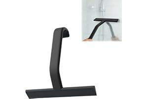 Shower Squeegee for Glass Doors 8.7 Inch - All-One-Piece Silicone with Built-in Hook, Easy Hanging Cleaning Tool for Bathroom