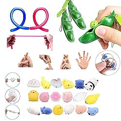 JANESVISSY 23 Pcs Fidget Packs,Relieves Stress