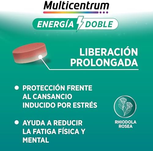 Energía Doble, Complemento Alimenticio, 20 Comprimidos