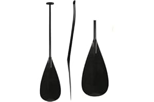 CISIMOVE OC Paddle - Carbon Fiber One Piece Bend Shaft, Lightweight Outrigger Canoe Paddle for Hawaii, Solid Construction with T-Bar Grip - Strong and Sturdy