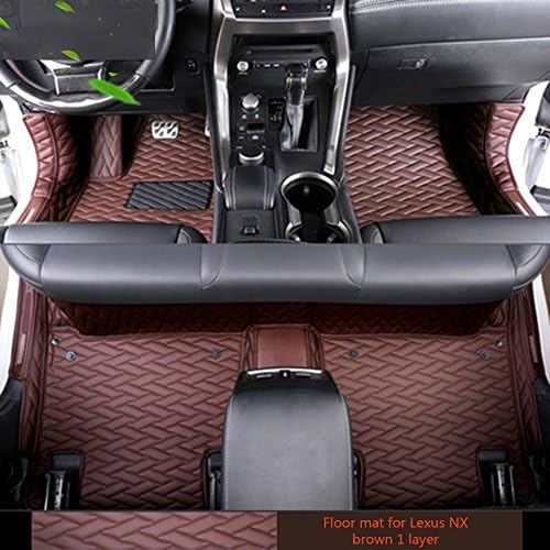 Loyal Defender Lexus NX200 NX300 NX200t 300h car floor mat carpet foot cushion detachable Wire loop full coverage protection (1 layer brown)