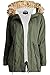ViiViiKay Womens Cotton Anorak Lightweight Utility Parka Jackets with Drawstring