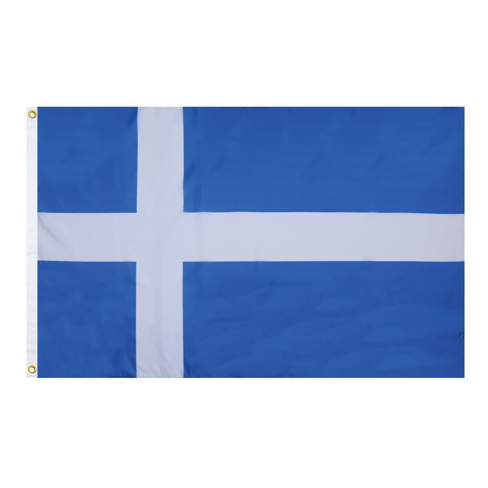 AZ FLAG - Shetlands Flag - 2x3 Ft - 100D Polyester Shetland Islands Banner with Two Metal Grommets - Fade Resistant - Vivid Colors - 2' x 3' Feet - 90x60 Cm