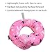 BCOZZY Chin Supporting Home Neck Brace Pillow, Patterns Small Flamingo