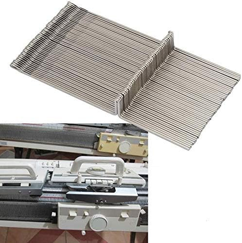 Steel Knitting Machine Needles Set, 50Pcs, KR830 KR838 KR850, Professional Weaving Needles for Knitting Machines Accessories