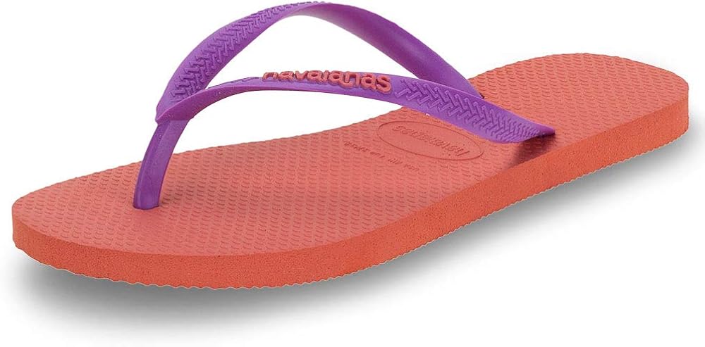 black and orange havaianas